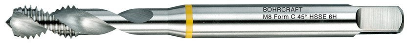 Bohrcraft Macho de roscar a maquina anillo amarillo Profi Plus M DIN 371 Forma RSP45º HSS-E rectificado