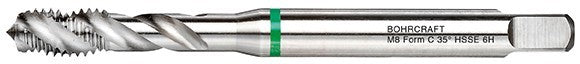 Bohrcraft Macho de roscar a máquina anillo verde Profi Plus M DIN 371 Forma RSP40° HSS-E