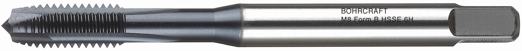 Bohrcraft Macho de roscar a máquina Profi Plus M tipo UNI DIN 371 Forma B HSS-E TiAlN