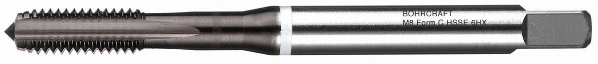 Bohrcraft Macho de roscar a máquina anillo blanco Profi Plus M DIN 371 Forma C HSS-E TiCN