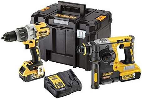 KIT XR (DCH273 Martillo + DCD996 Percutor XRP) 2 Baterías + Cargador Multi-voltaje + TSTAK VI Dewalt DCK229P2T-QW