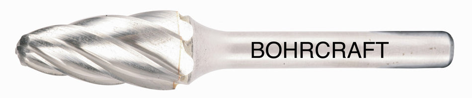 Bohrcraft Fresa rotativa metal duro Z-ALU forma F árbol