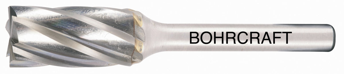 Bohrcraft Fresa rotativa metal duro Z-ALU forma B cilíndrica corte frontal