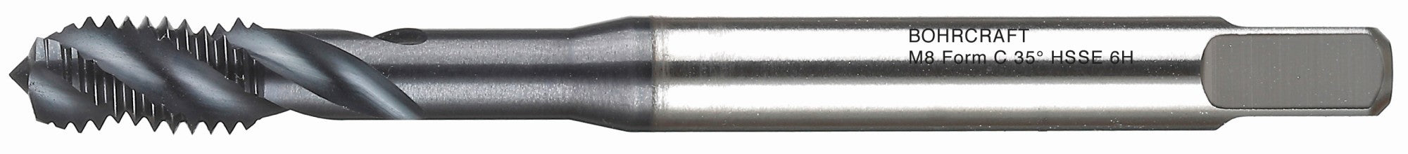 Bohrcraft Macho de roscar a máquina Profi Plus M tipo UNI DIN 371 Forma RSP40º HSS-E TiAlN