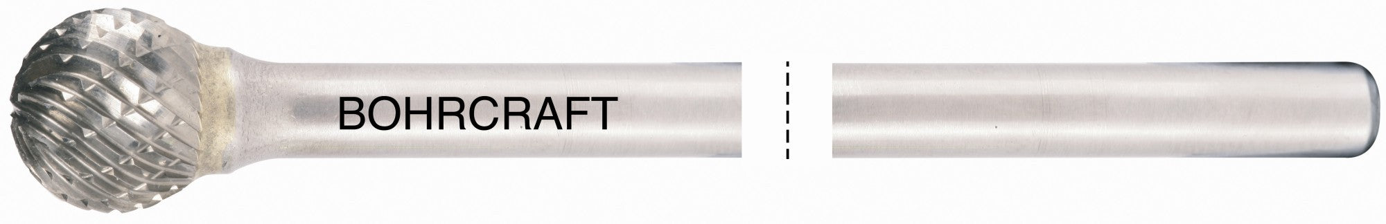 Bohrcraft Fresa rotativa larga metal duro forma D esférica