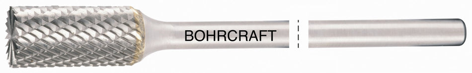 Bohrcraft Fresa rotativa larga metal duro forma B cilíndrica corte frontal