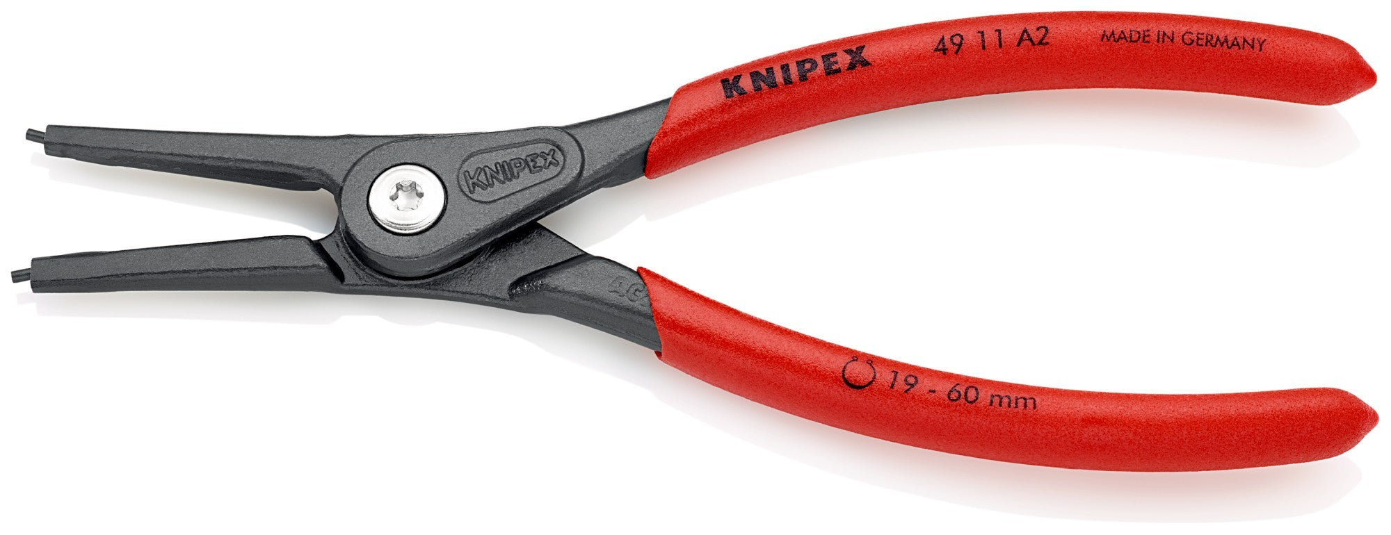 Knipex Alicate de precisión para arandelas exteriores - rectos