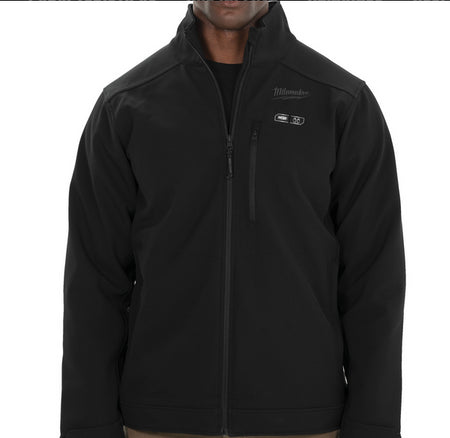 Chaqueta Milwaukee Negra talla S-3XL calefactada con batería y cargador M12 HJ BL5-0