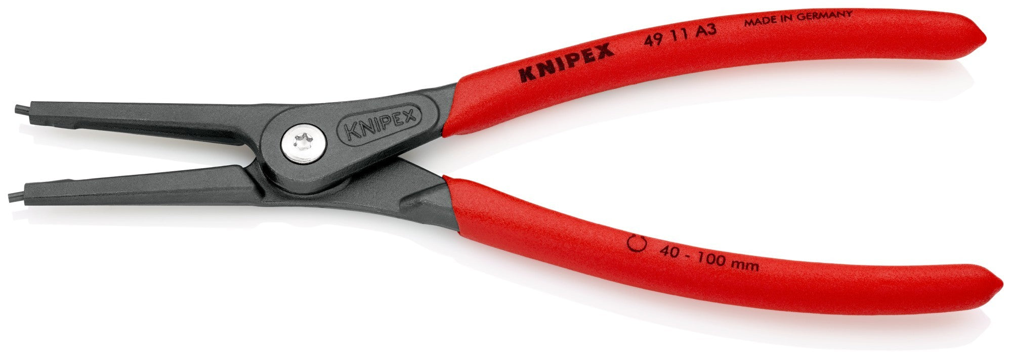 Knipex Alicate de precisión para arandelas exteriores - rectos