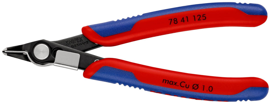 Knipex Alicate de corte para electrónica Super Knips (cabeza estrecha, con muesca)