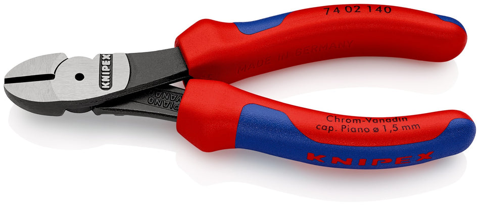 Knipex Alicate de corte diagonal de fuerza con mangos bicomponentes