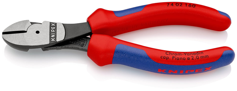 Knipex Alicate de corte diagonal de fuerza con mangos bicomponentes