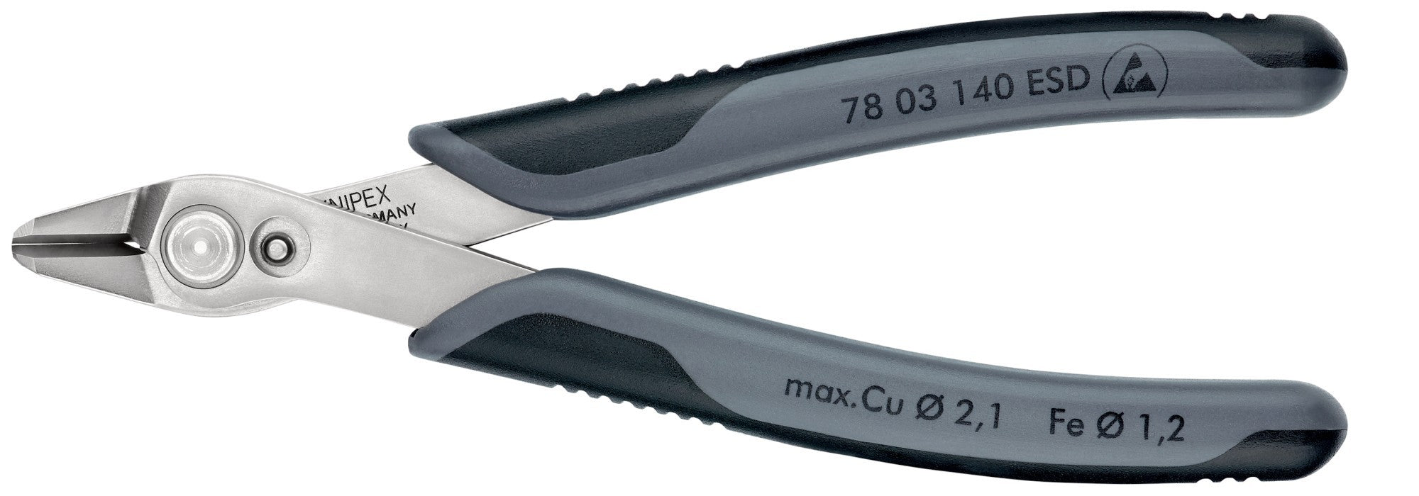 Knipex Alicate de corte para electrónica Super Knips ESD