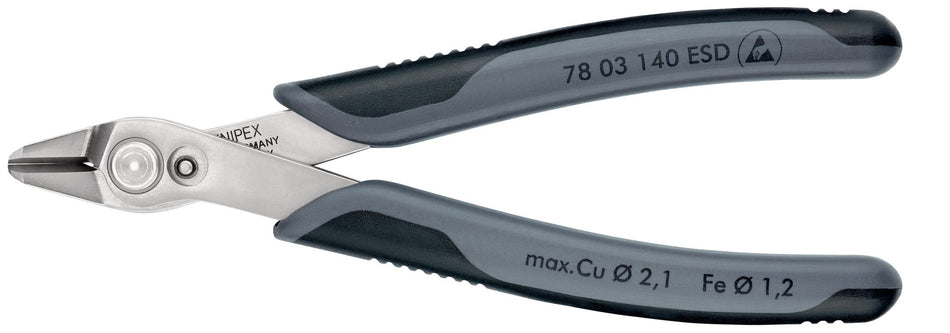 Knipex Alicate de corte para electrónica Super Knips ESD