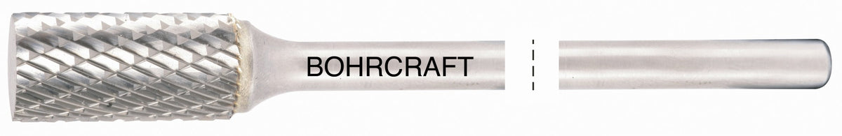 Bohrcraft Fresa rotativa larga metal duro forma A cilíndrica