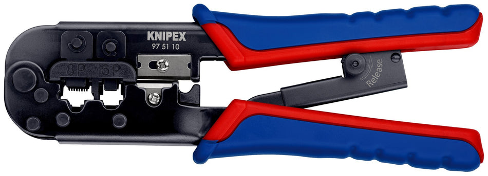 Knipex Crimpadora para terminales Western (RJ)