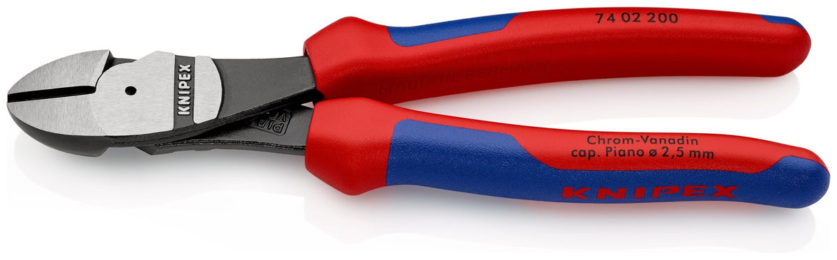 Knipex Alicate de corte diagonal de fuerza con mangos bicomponentes