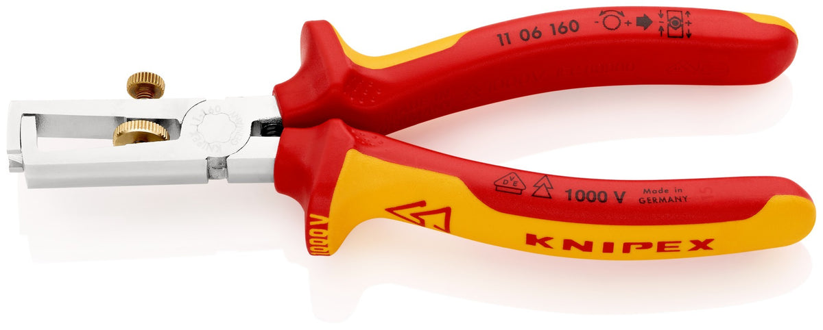 Knipex Pelacables universal con mangos bicomponentes aislados