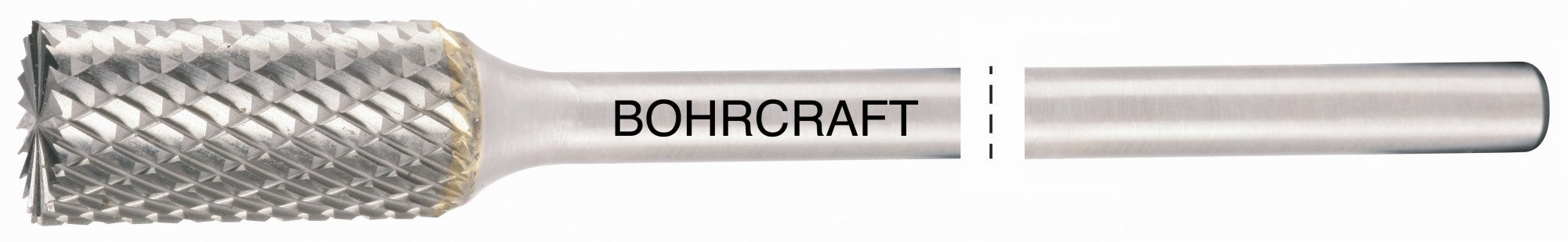 Bohrcraft Fresa rotativa larga metal duro forma B cilíndrica corte frontal