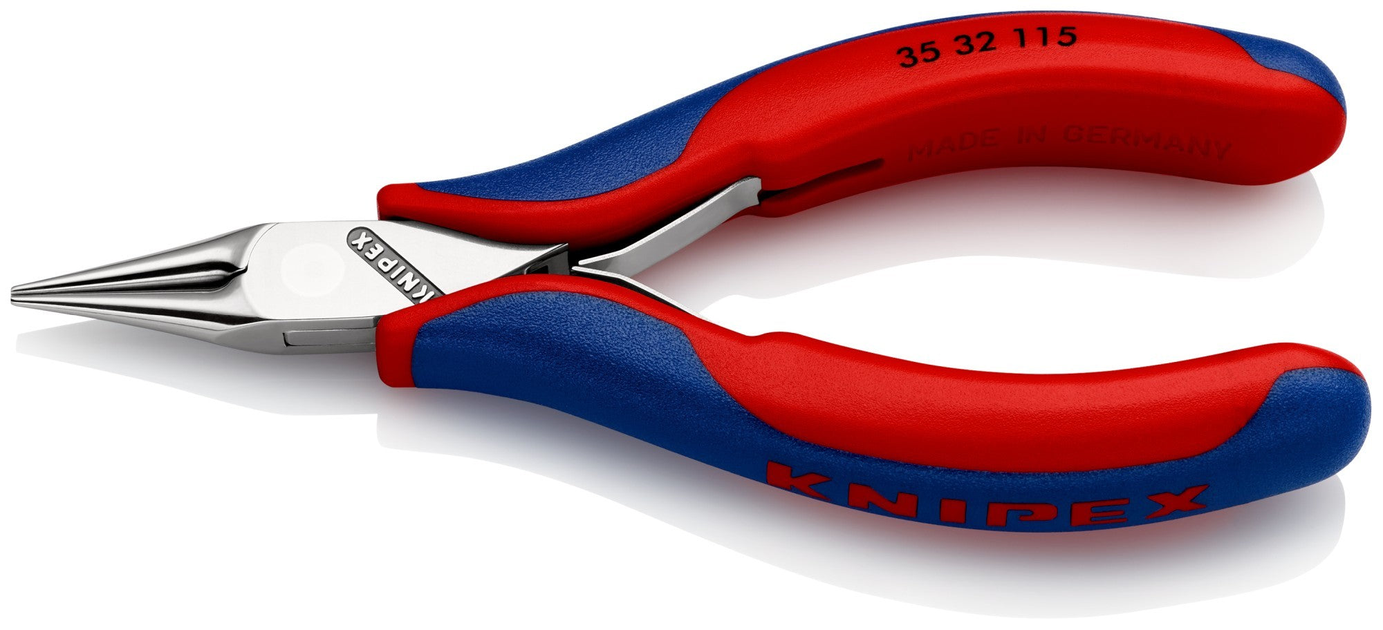 Knipex Alicate de montaje para electrónica, bocas redondas