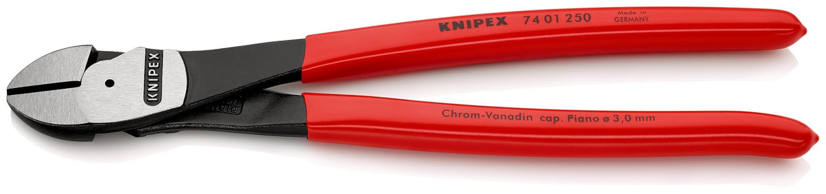 Knipex Alicate de corte diagonal de fuerza con mangos recubiertos de plástico