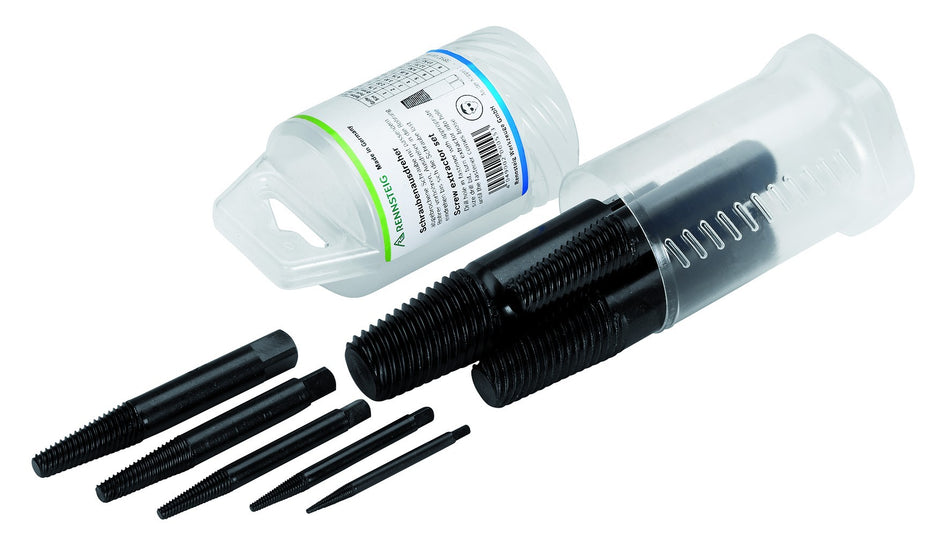 Rennsteig Juego de extractores de tornillos