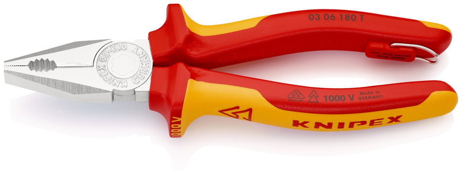 Knipex Alicate universal aislado anticaída