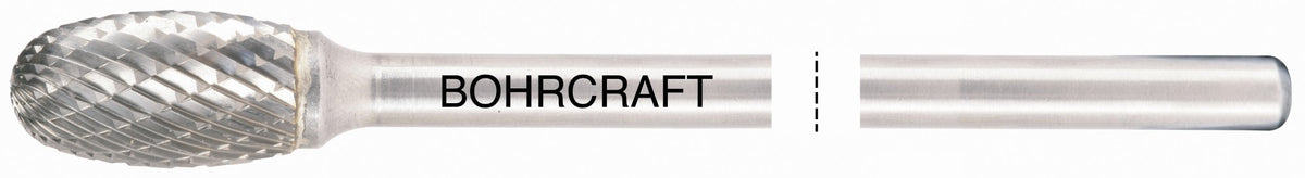 Bohrcraft Fresa rotativa larga metal duro forma E Gota
