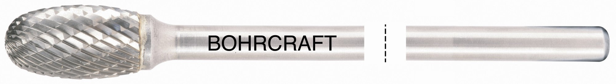 Bohrcraft Fresa rotativa larga metal duro forma E Gota
