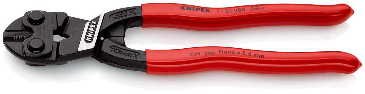 Knipex Cortante articulado Cobolt® -  con mangos recubiertos de plástico