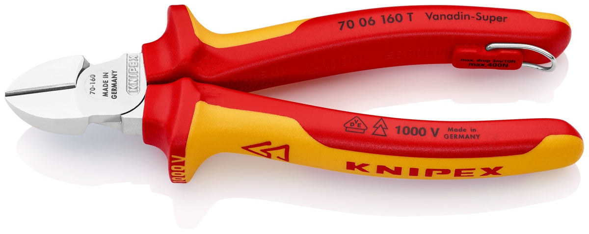 Knipex Alicate de corte diagonal aislados anticaída