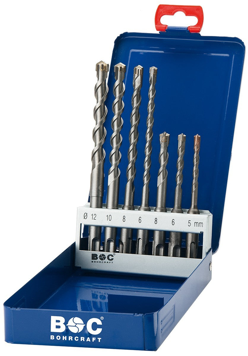 Bohrcraft Juego brocas para martillo SDS-Plus 4-X