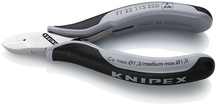 Knipex Alicate de corte diagonal para electrónica ESD