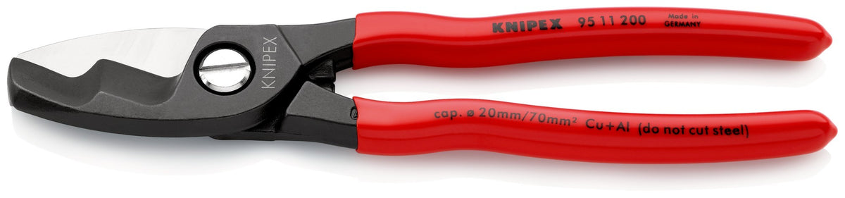 Knipex Alicates cortacables - con mangos recubiertos de plástico