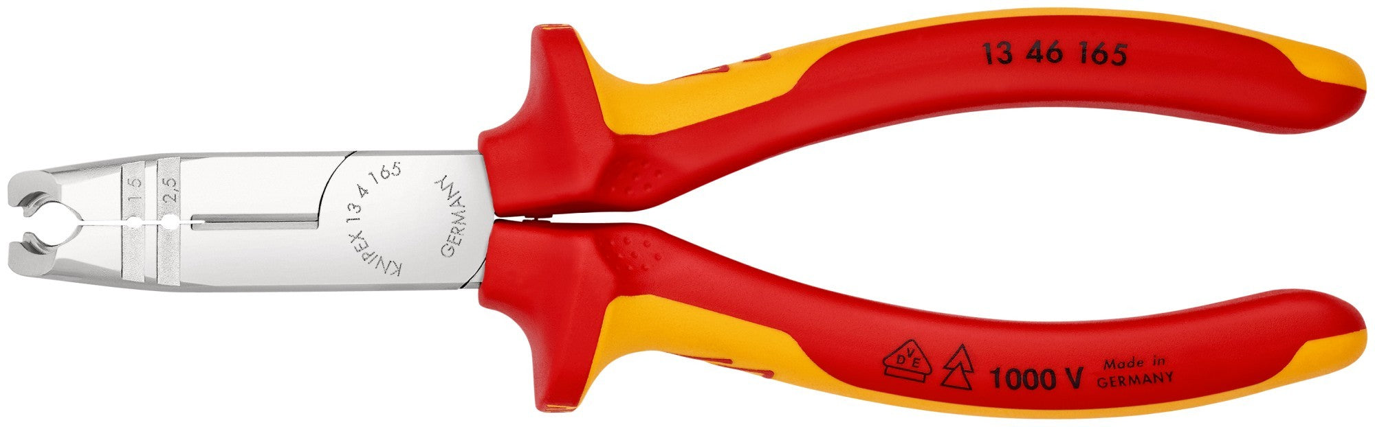 Knipex Alicate pelacables multifunción con mangos bicomponentes aislados