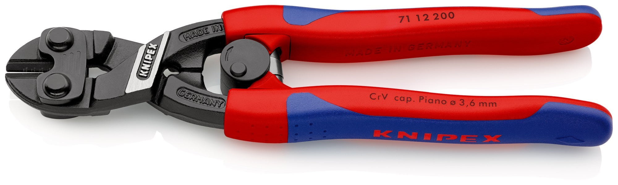 Knipex Cortante articulado Cobolt® con muelle - con mangos bicomponentes