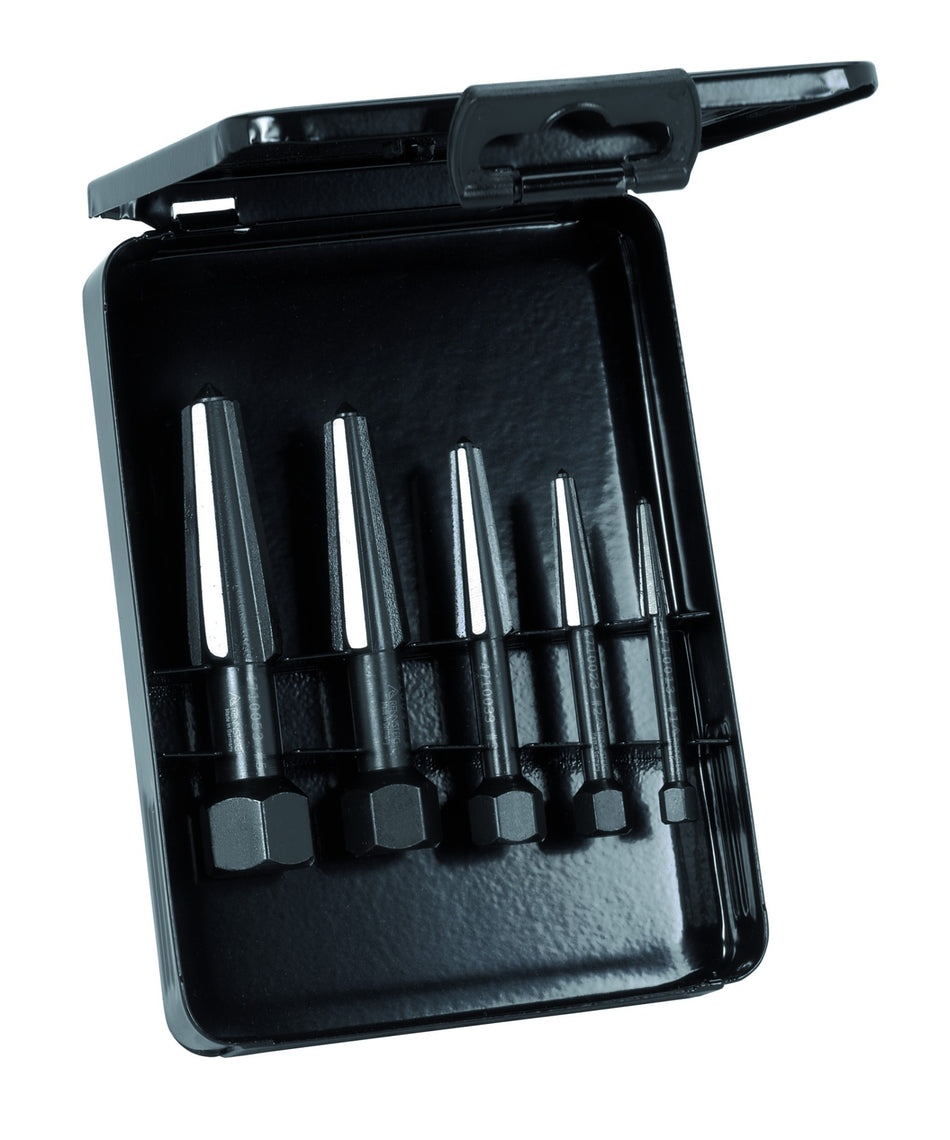 Rennsteig Juego de extractores de tornillos doble filo
