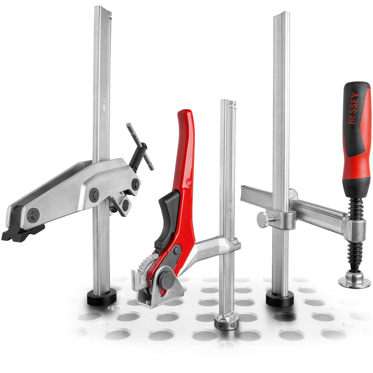 Bessey Mordaza para bancos y mesas de soldadura TW