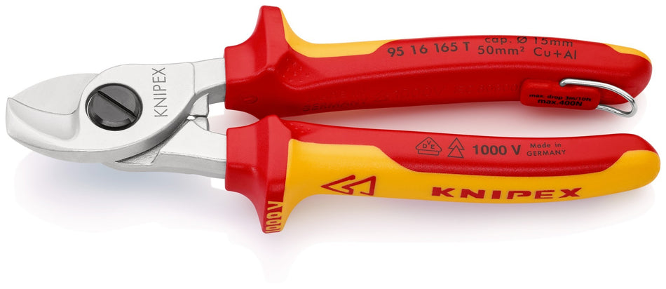 Knipex Alicate cortacables aislado anticaída