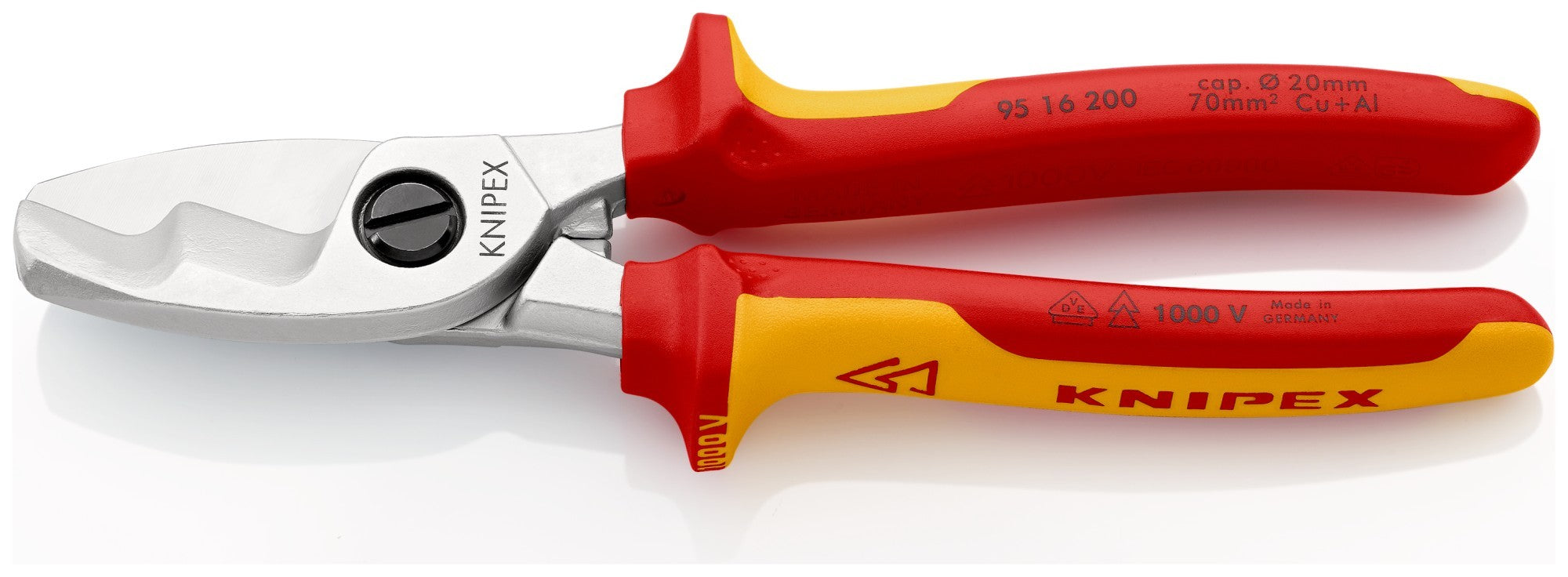 Knipex Alicate cortacablesAlicate cortacables para uso con 2 manos