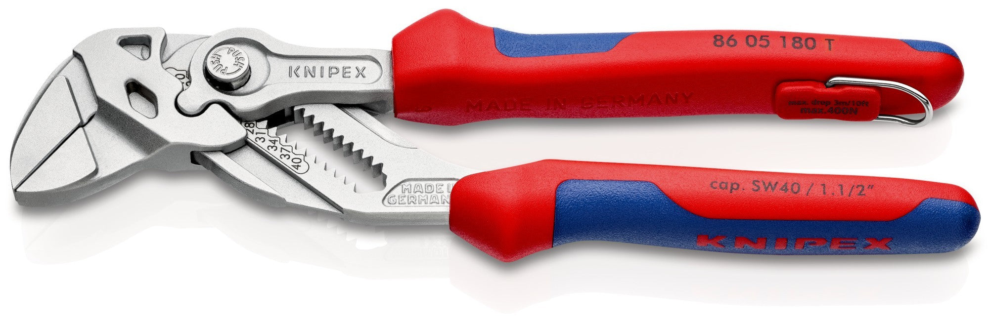 Knipex Tenaza llave anticaída