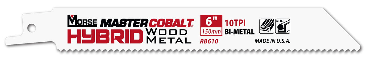 Morse Sierras de sable para metal MASTER COBALT Hybrid