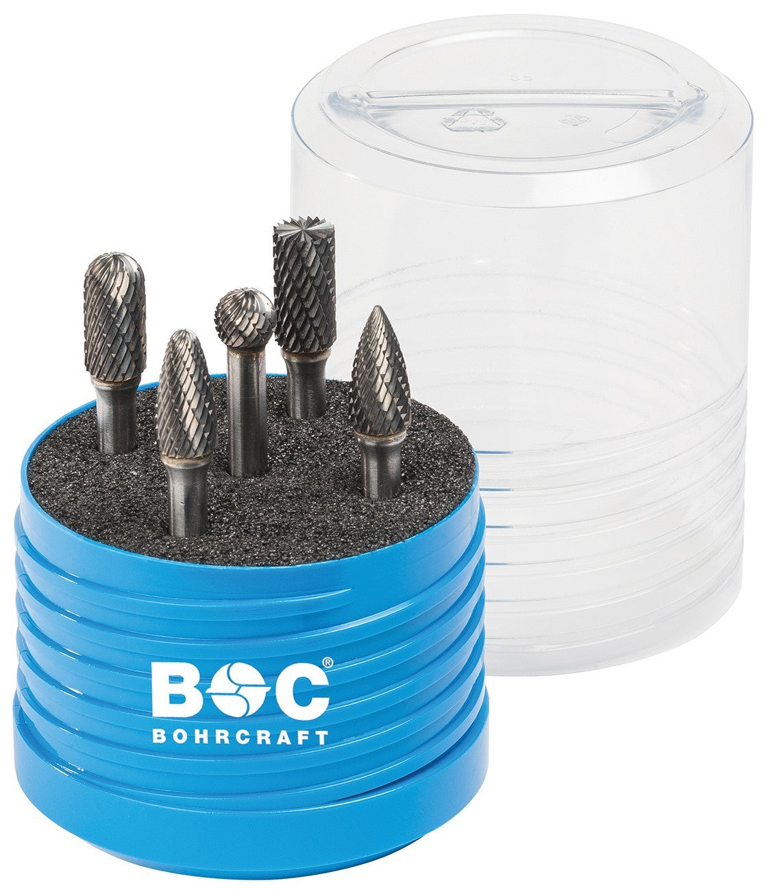 Bohrcraft Juego fresas rotativas metal duro R5