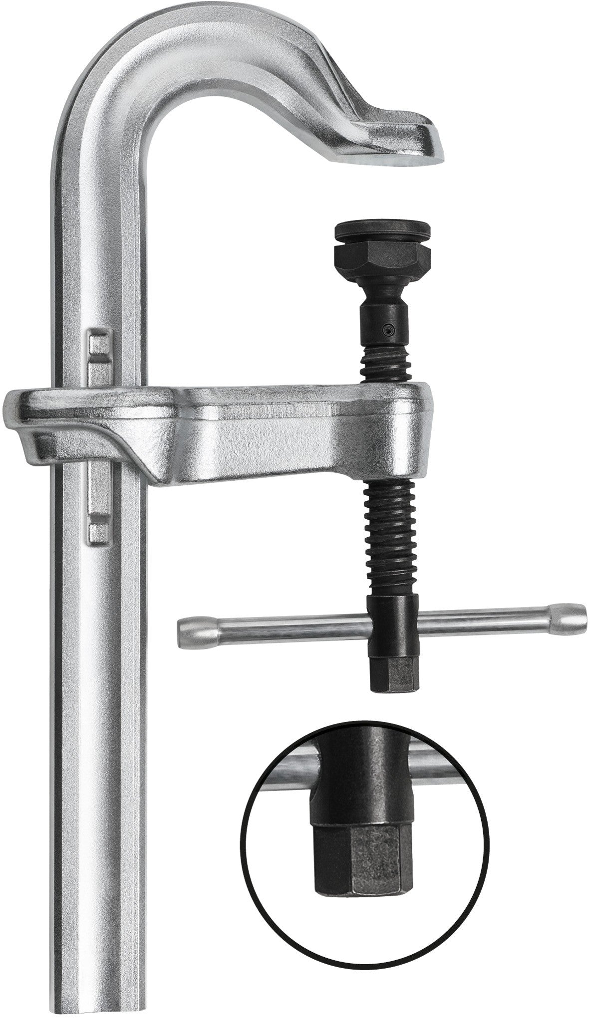 Bessey Tornillo de apriete de acero forjado de alta potencia STBVC
