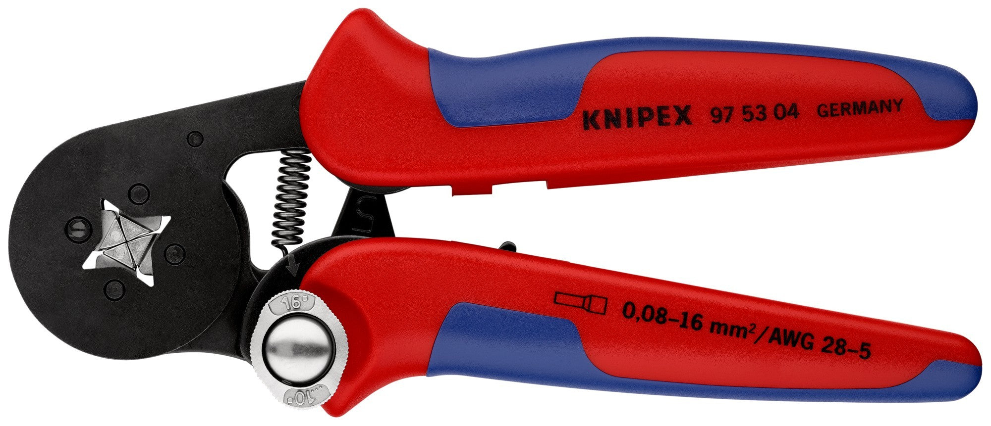 Knipex Crimpadora autoajustable para punteras huecas