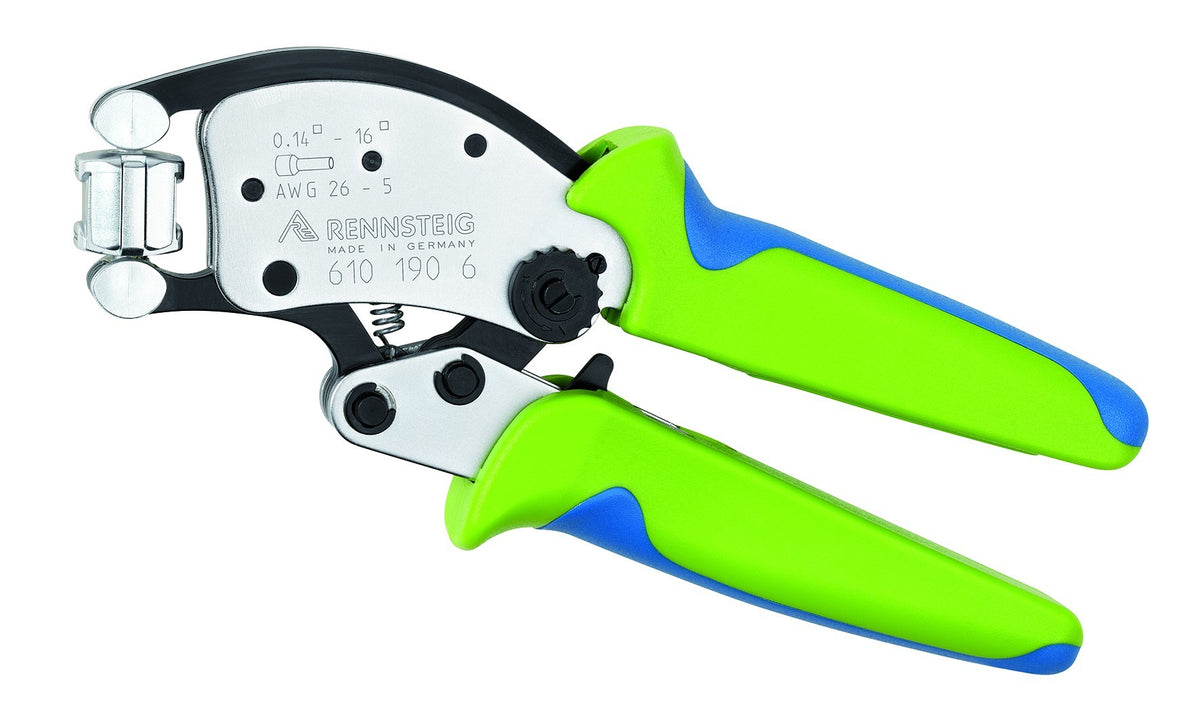 Rennsteig Crimpadora autoajustable para punteras huecas Twistor 16