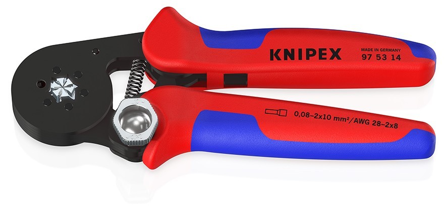 Knipex Crimpadora autoajustable para punteras huecas