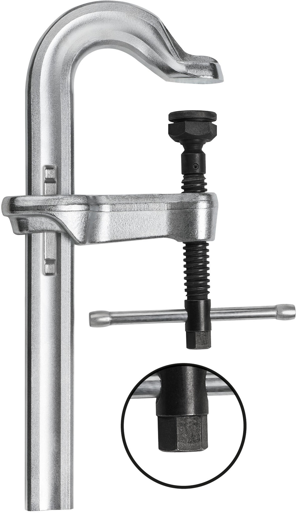 Bessey Tornillo de apriete de acero forjado de alta potencia STBVC