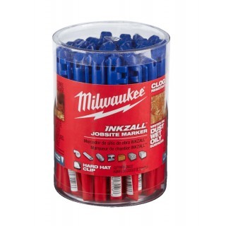 Marcador Milwaukee Inkzall azul bote de 36 uds ref 4932492126