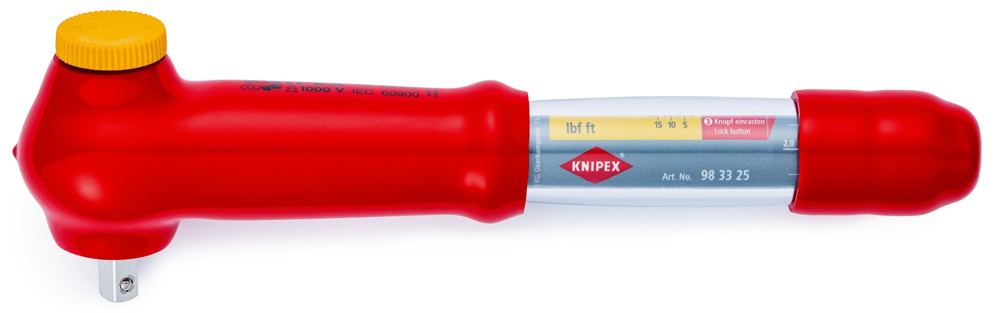 Knipex Llave dinamómetricas aisladas 3/8 pulgada